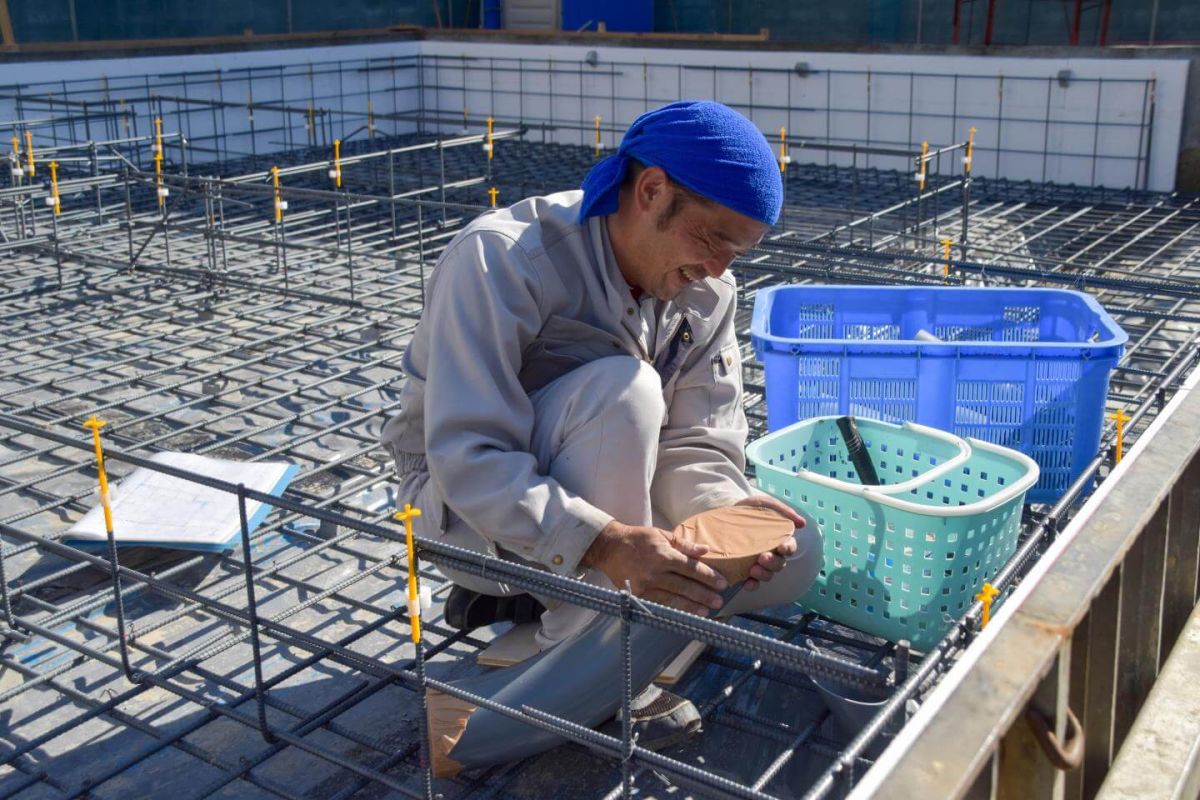 福岡県福岡市城南区08　注文住宅建築現場リポート②　～基礎工事・配筋～