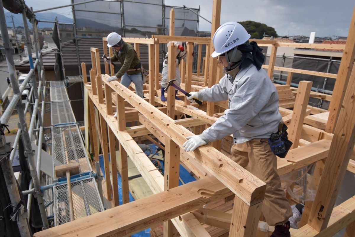 福岡県福岡市南区三宅02　注文住宅建築現場リポート③　～上棟式・後編～