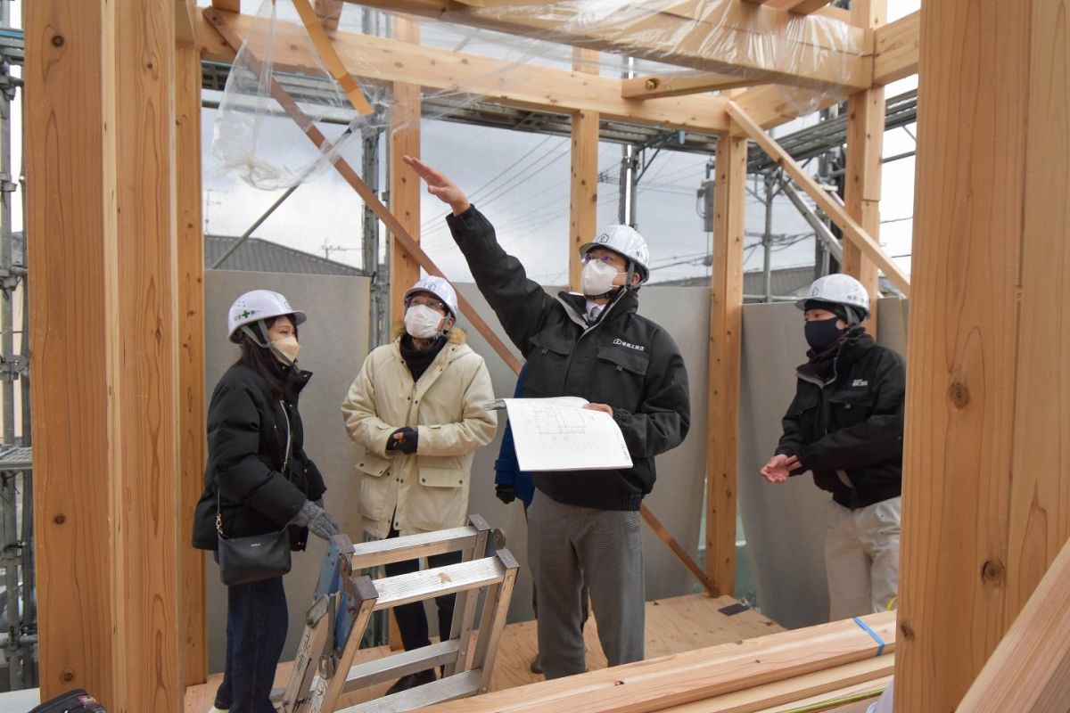 「福岡市南区三宅02」注文住宅現場リポート③【上棟式】