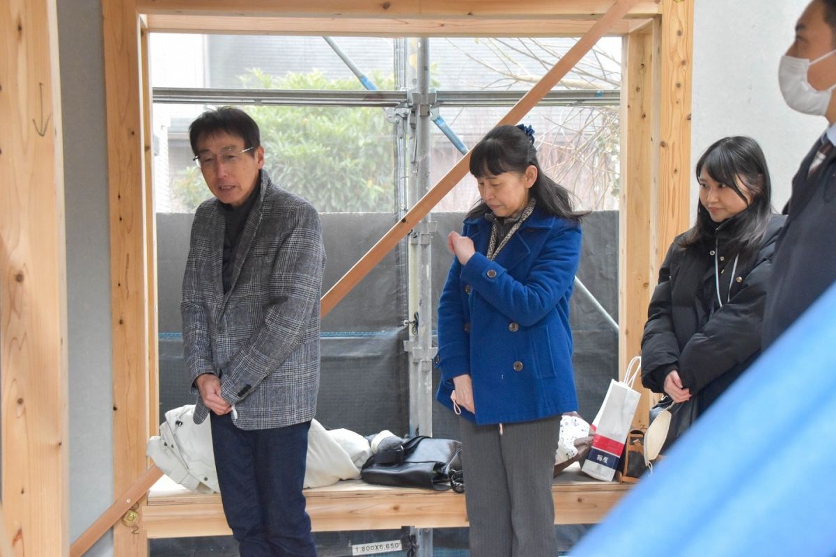 「福岡市南区三宅02」注文住宅現場リポート③【上棟式】