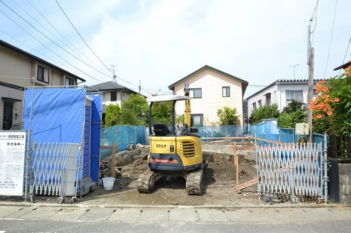 「福岡市博多区01」注文住宅現場リポート②【基礎工事】【根切り】