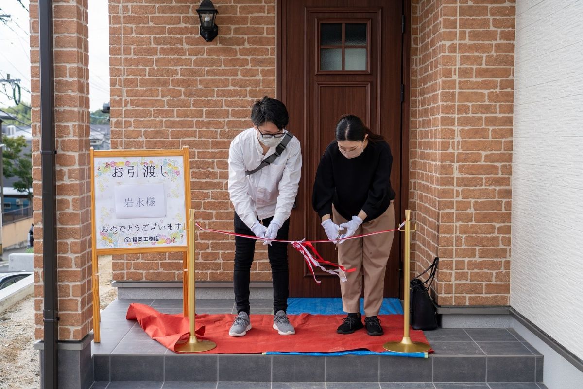 福岡県筑紫野市10　注文住宅建築現場リポート⑧　～お引き渡し式〜