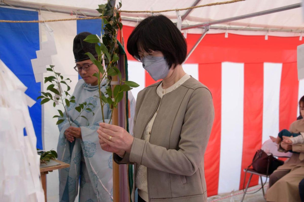 福岡県福津市08　注文住宅建築現場リポート①　～地鎮祭～