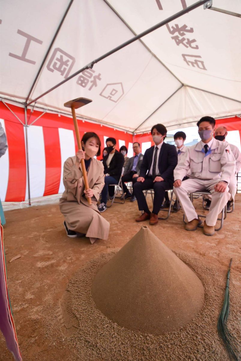 「福津市08」注文住宅現場リポート①【地鎮祭】