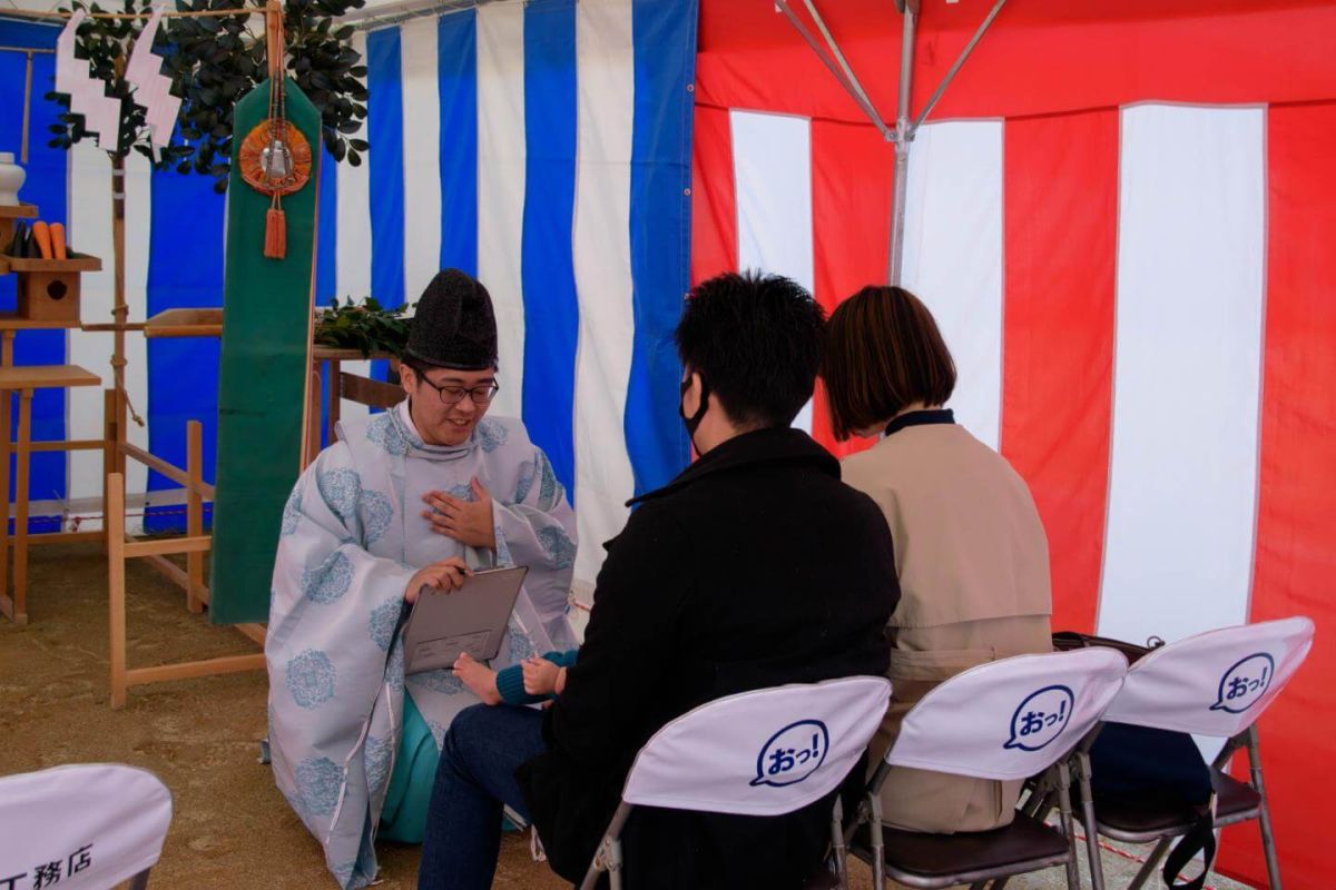 福岡県福津市08　注文住宅建築現場リポート①　～地鎮祭～