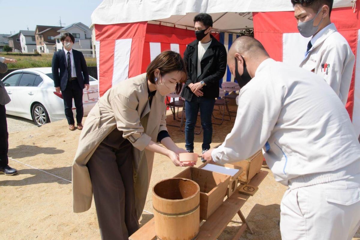 福岡県福津市08　注文住宅建築現場リポート①　～地鎮祭～