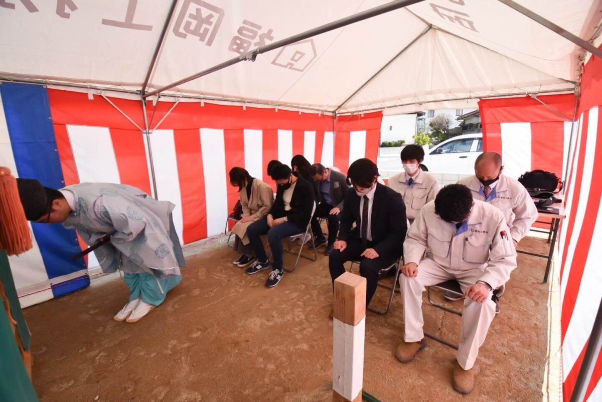 「福津市08」注文住宅現場リポート①【地鎮祭】