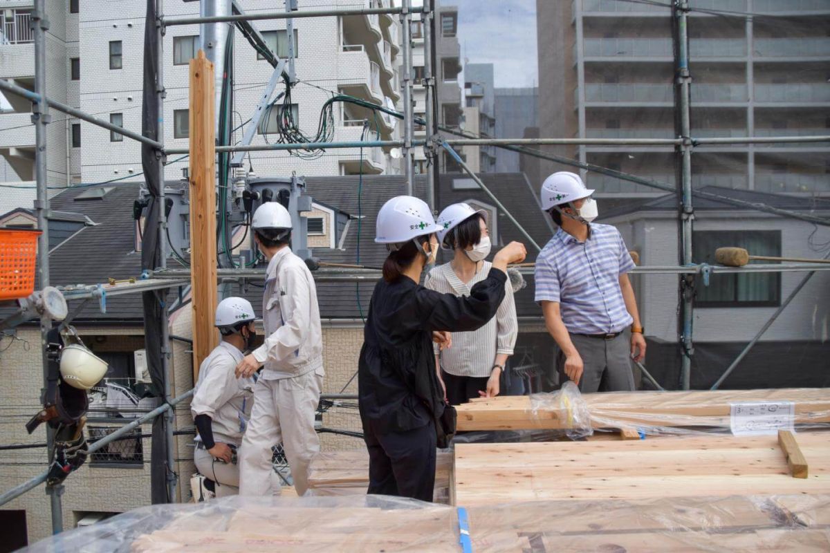 福岡県福岡市中央区04　注文住宅建築現場リポート③　～上棟式・前編〜