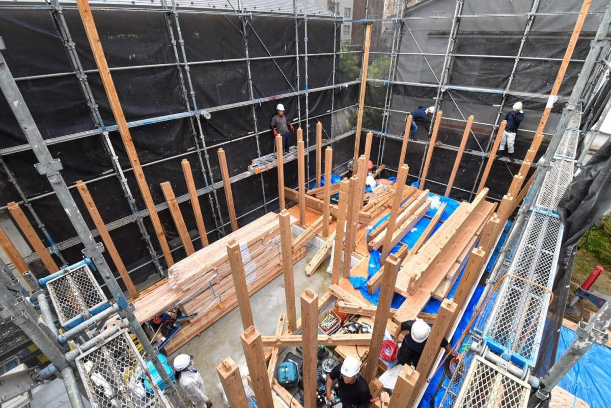 「福岡市中央区04」注文住宅現場リポート③【上棟式】
