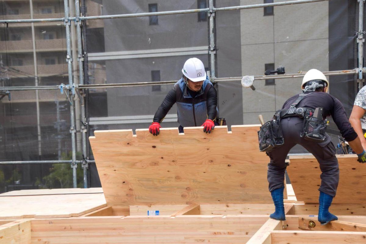 福岡県福岡市中央区04　注文住宅建築現場リポート③　～上棟式・前編〜