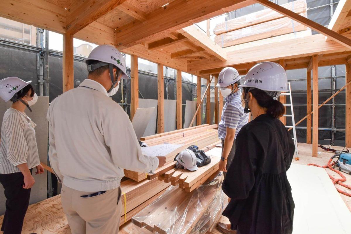 「福岡市中央区04」注文住宅現場リポート③【上棟式】