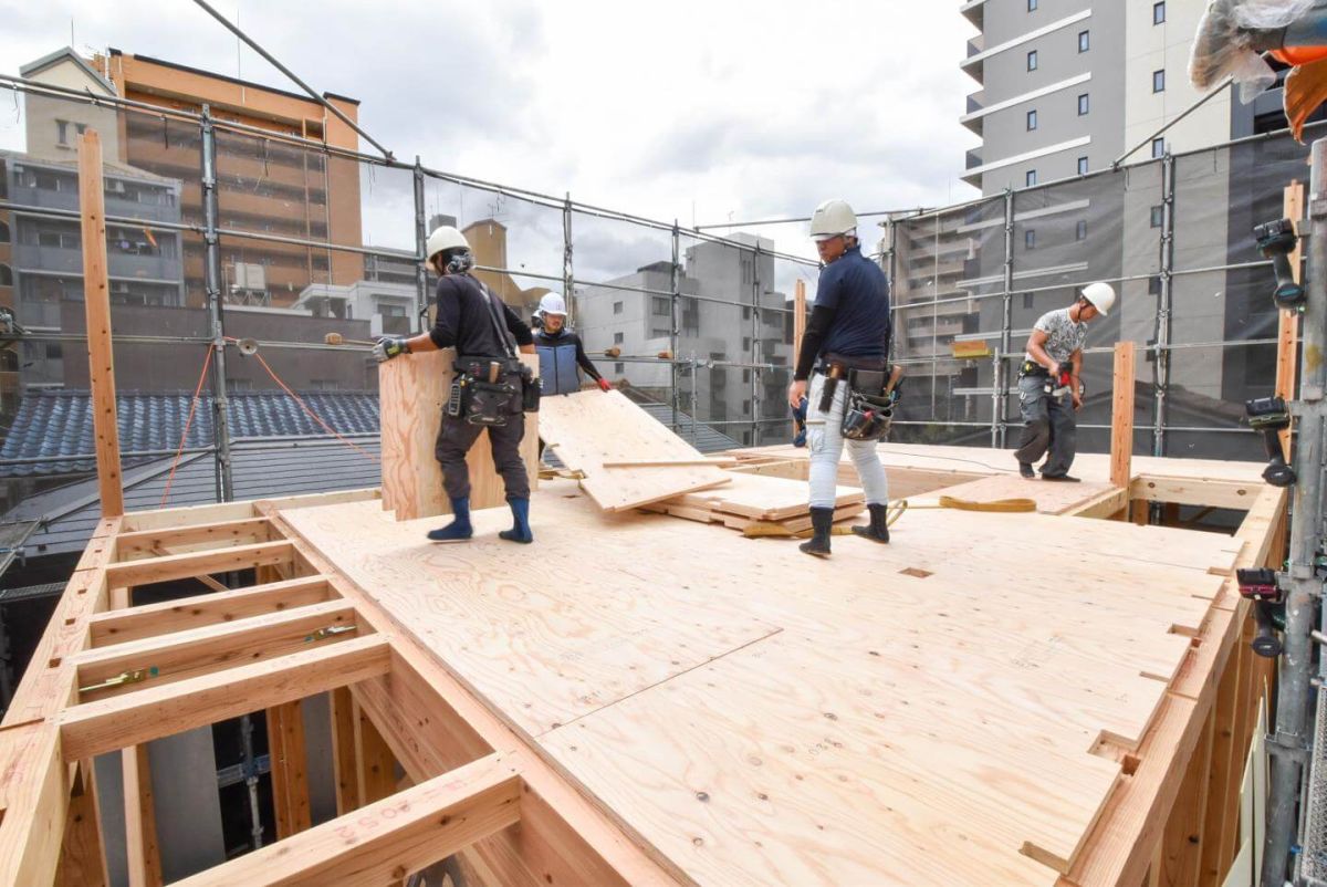 福岡県福岡市中央区04　注文住宅建築現場リポート③　～上棟式・前編〜