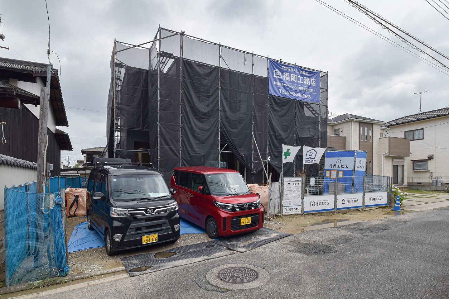 「福岡市南区33」注文住宅現場リポート⑥【木工事】【階段】