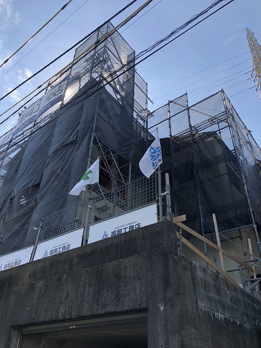 「福岡市東区04」注文住宅現場リポート⑥【木工事】【面材】