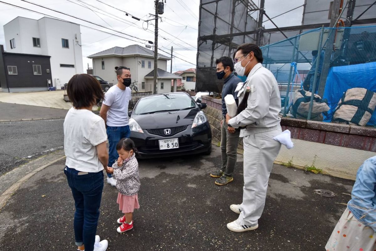 福岡県福岡市東区10　注文住宅建築現場リポート③　～上棟式・前編〜