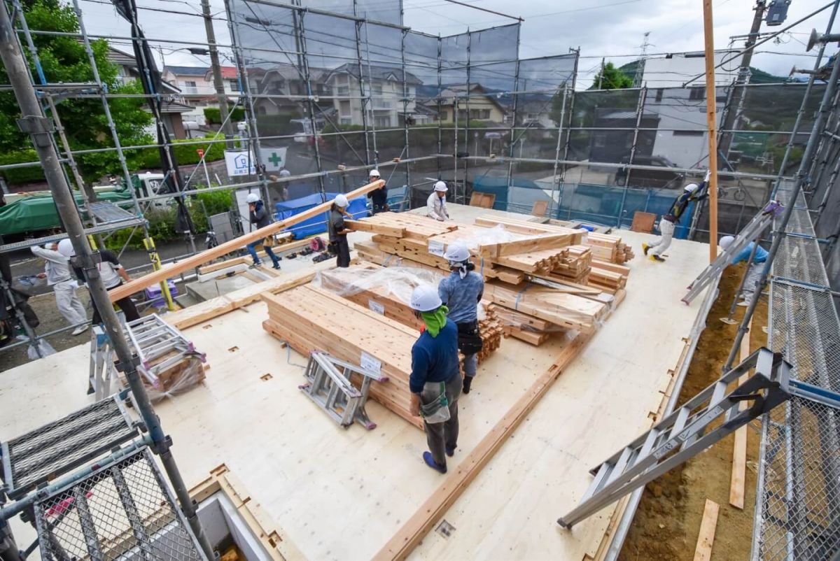 「福岡市東区10」注文住宅現場リポート③【上棟式】