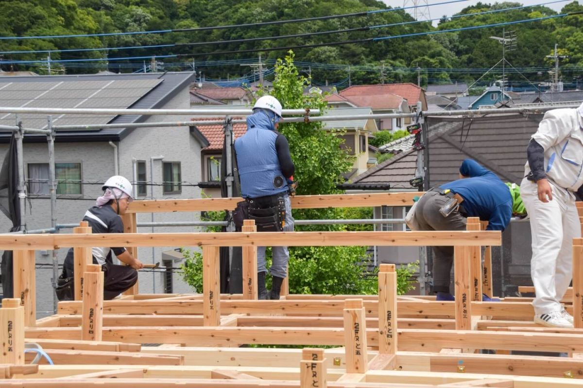 「福岡市東区10」注文住宅現場リポート③【上棟式】