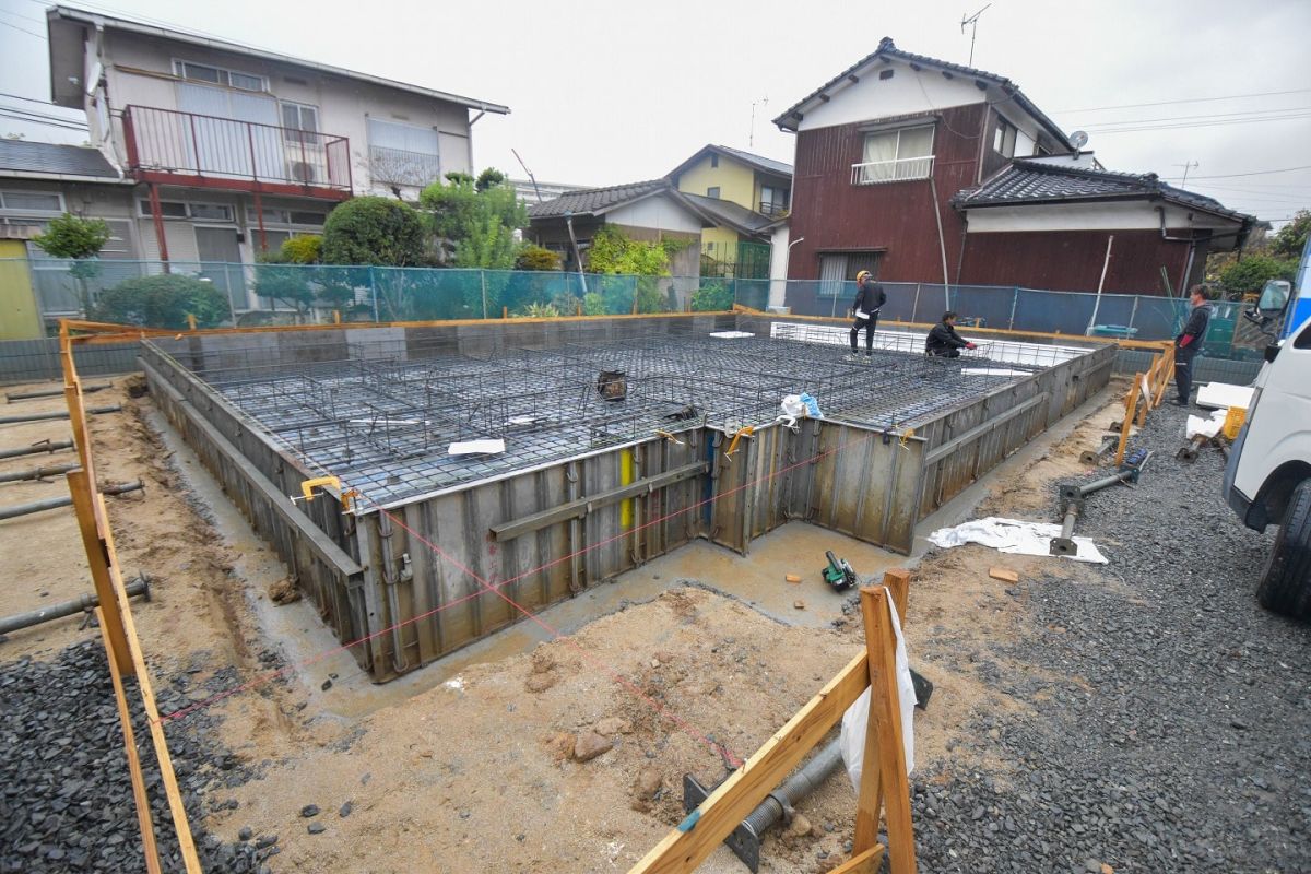 福岡県春日市14　注文住宅建築現場リポート②　～基礎工事～