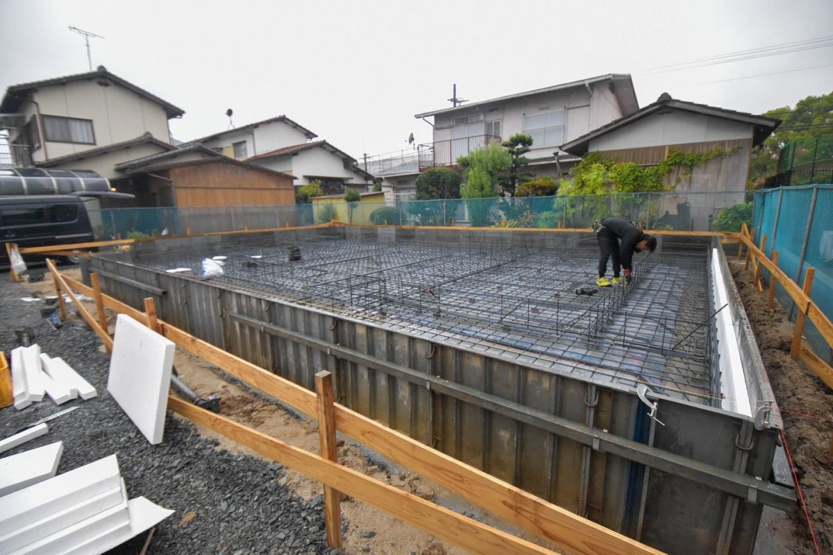 福岡県春日市14　注文住宅建築現場リポート②　～基礎工事～