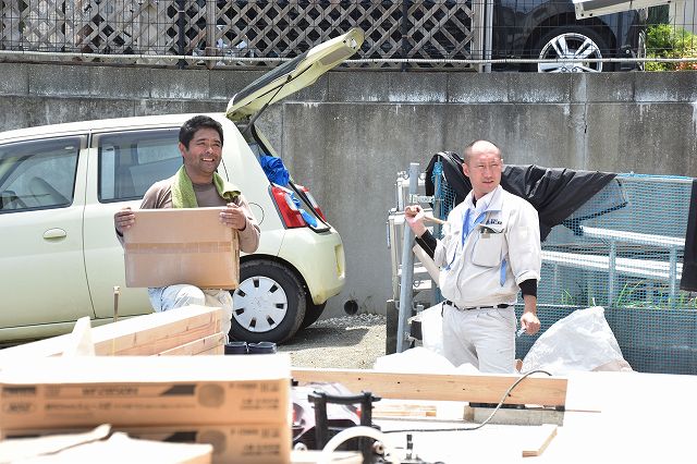 「糟屋郡志免町03」注文住宅現場リポート④【木工事】【土台敷き】