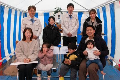 「三井郡大刀洗町05」注文住宅現場リポート①【地鎮祭】