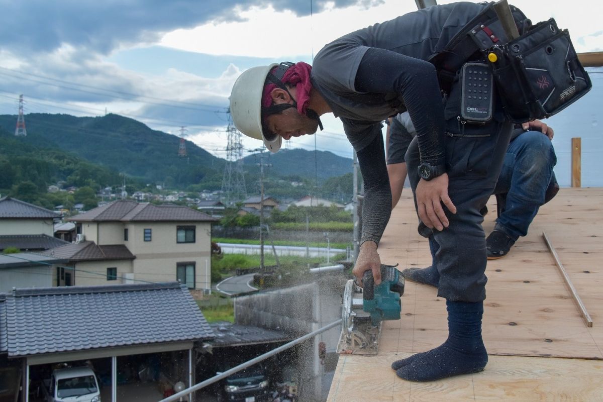 福岡県筑紫野市11　注文住宅建築現場リポート⑤　～上棟式・後編〜