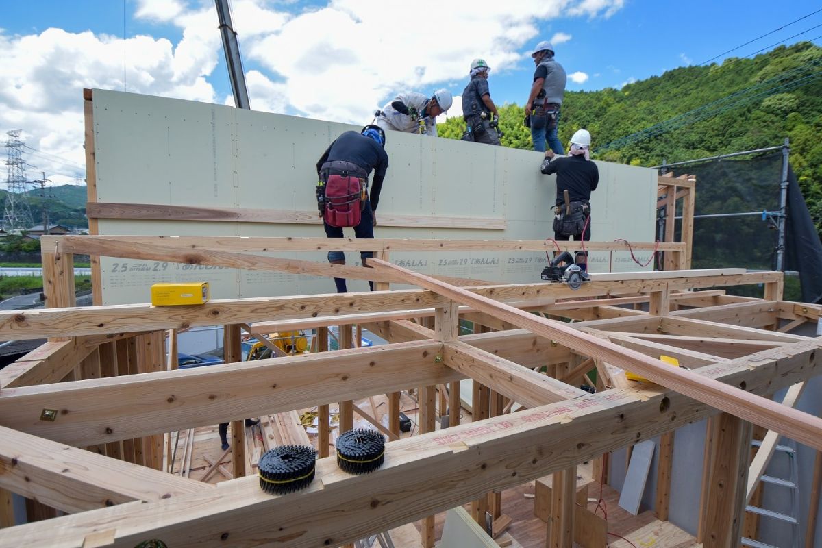 福岡県筑紫野市11　注文住宅建築現場リポート⑤　～上棟式・後編〜