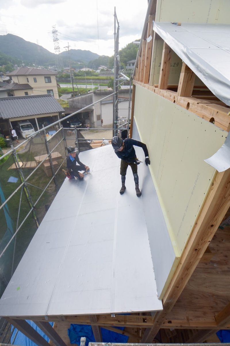 福岡県筑紫野市11　注文住宅建築現場リポート⑤　～上棟式・後編〜