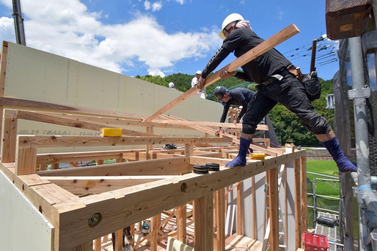 福岡県筑紫野市11　注文住宅建築現場リポート⑤　～上棟式・後編〜