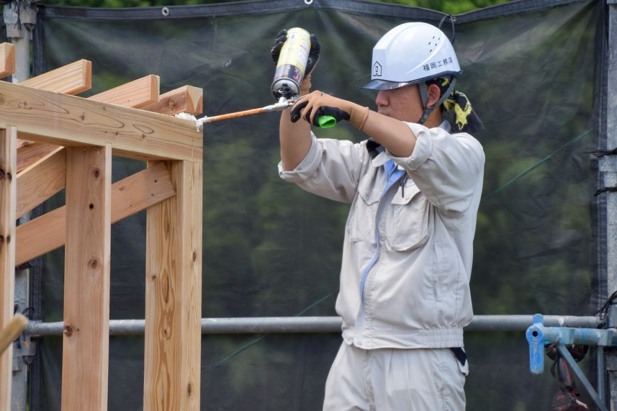 福岡県筑紫野市11　注文住宅建築現場リポート⑤　～上棟式・後編〜