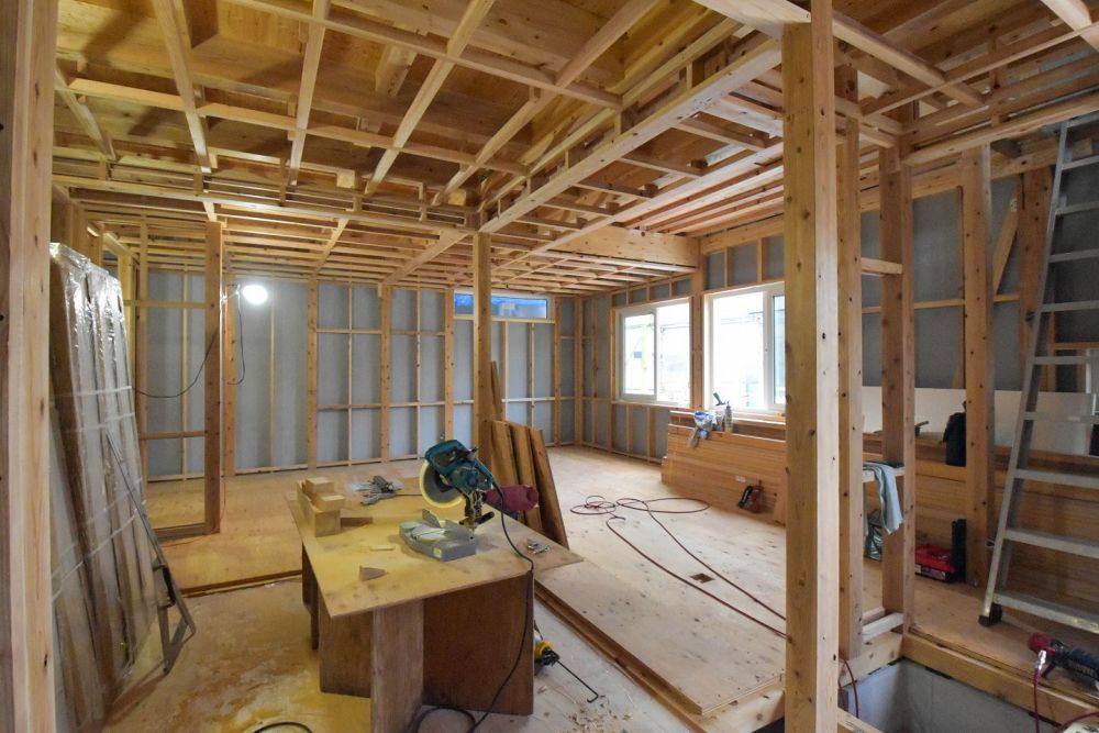 「福岡市南区20」注文住宅現場リポート⑤【木工事】【下地】