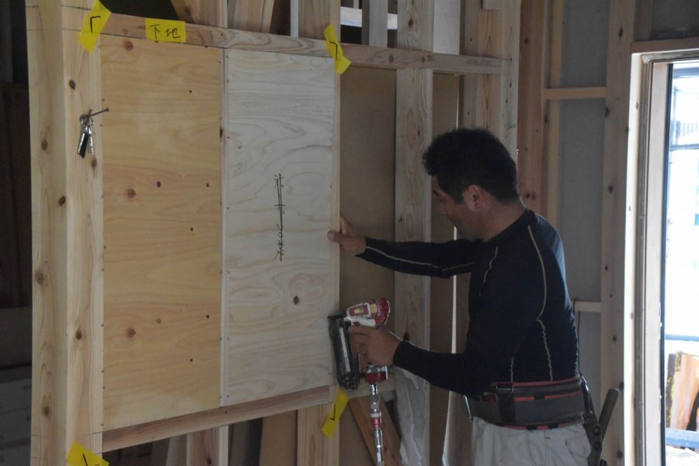 「福岡市南区23」注文住宅現場リポート⑧【木工事】【下地】