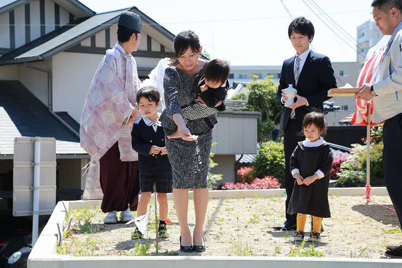 福岡市南区03　注文住宅建築現場リポート①　～地鎮祭～