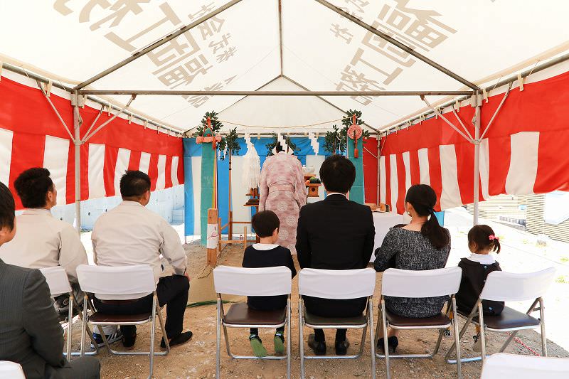 「福岡市南区03」注文住宅現場リポート①【地鎮祭】
