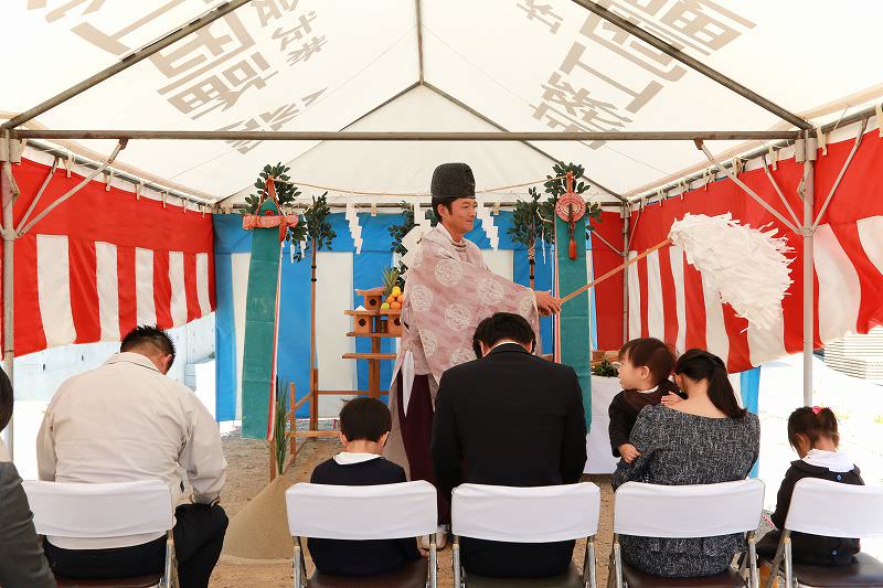 「福岡市南区03」注文住宅現場リポート①【地鎮祭】