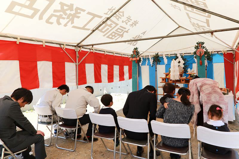 「福岡市南区03」注文住宅現場リポート①【地鎮祭】
