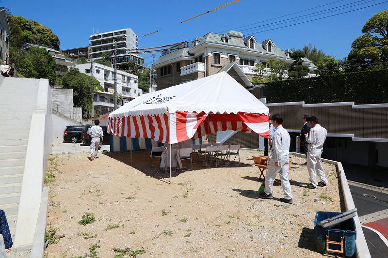 福岡市南区03　注文住宅建築現場リポート①　～地鎮祭～