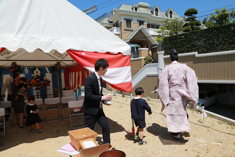 福岡市南区03　注文住宅建築現場リポート①　～地鎮祭～