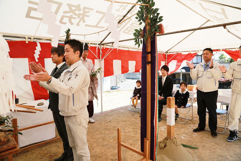 「福岡市南区03」注文住宅現場リポート①【地鎮祭】