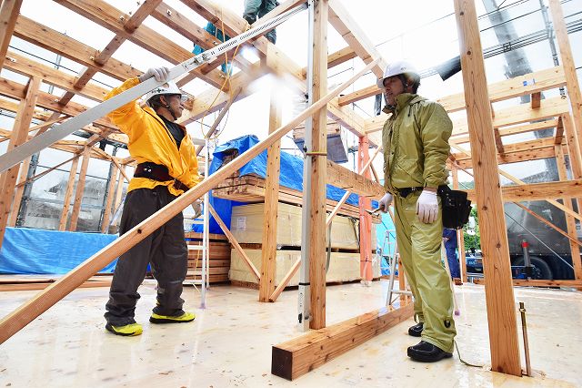 福岡県糟屋郡03　注文住宅建築現場リポート④　～上棟式～