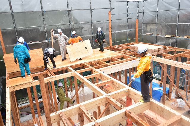 福岡県糟屋郡03　注文住宅建築現場リポート④　～上棟式～