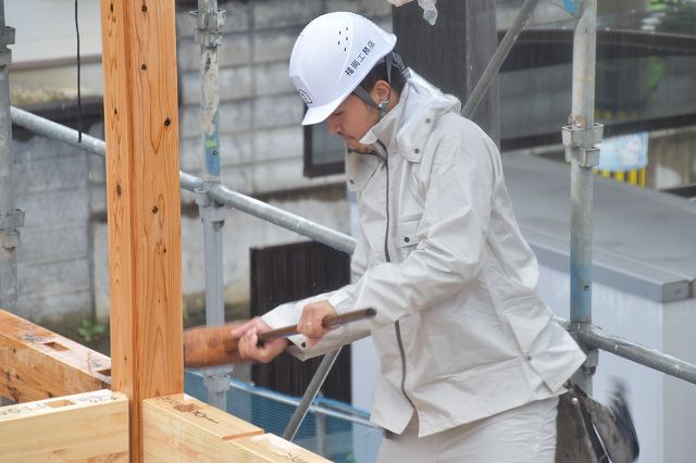 「糟屋郡03」注文住宅現場リポート④【上棟式】