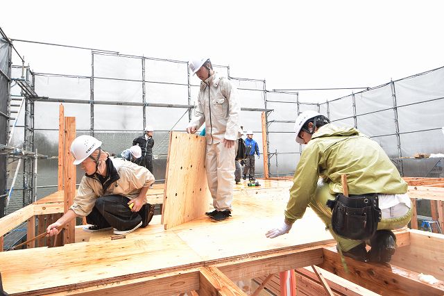 福岡県糟屋郡03　注文住宅建築現場リポート④　～上棟式～