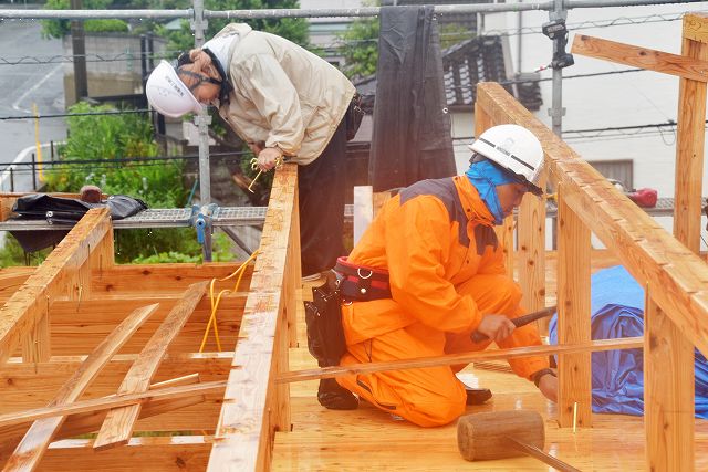 福岡県糟屋郡03　注文住宅建築現場リポート④　～上棟式～