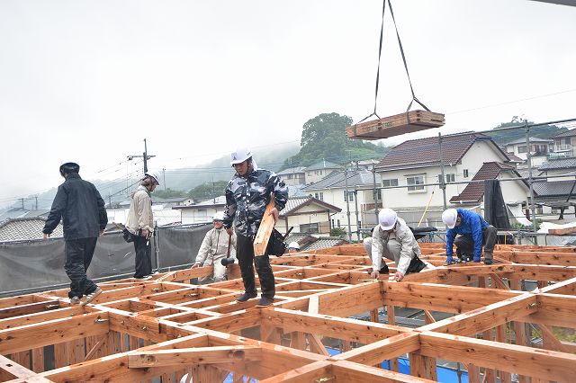 福岡県糟屋郡03　注文住宅建築現場リポート④　～上棟式～