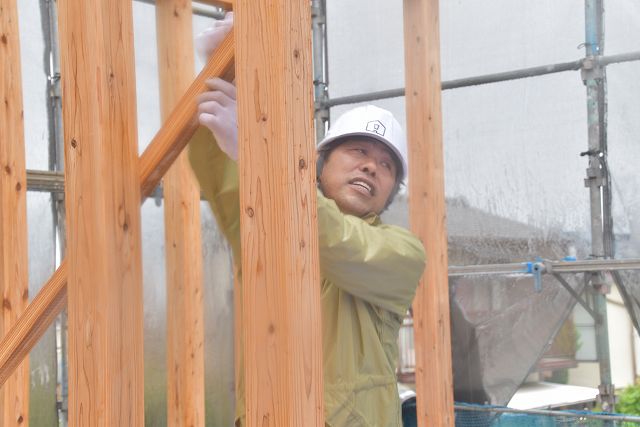 「糟屋郡03」注文住宅現場リポート④【上棟式】