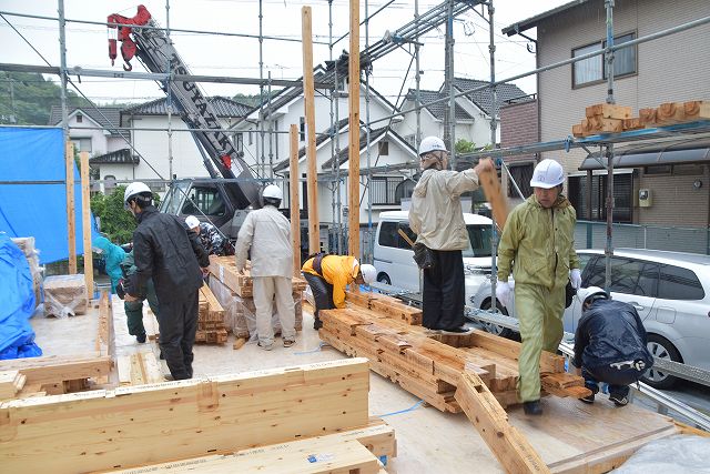 福岡県糟屋郡03　注文住宅建築現場リポート④　～上棟式～