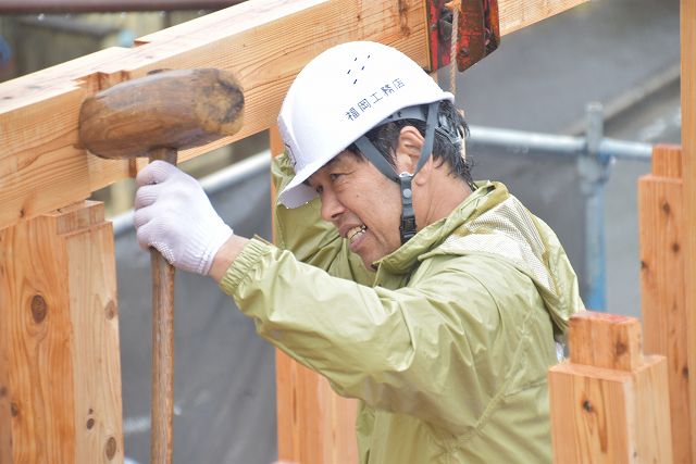 福岡県糟屋郡03　注文住宅建築現場リポート④　～上棟式～