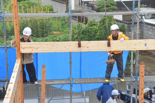 福岡県糟屋郡03　注文住宅建築現場リポート④　～上棟式～