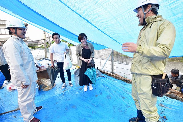 福岡県糟屋郡03　注文住宅建築現場リポート④　～上棟式～